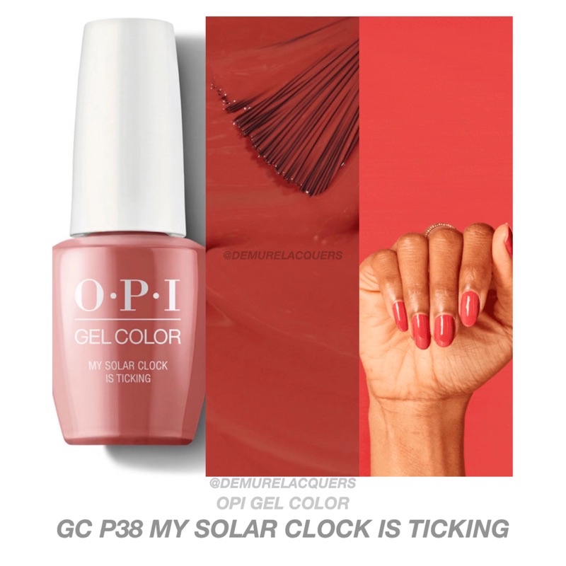 Jual OPI GEL GC P38 My Solar Clock is Ticking Shopee Indonesia