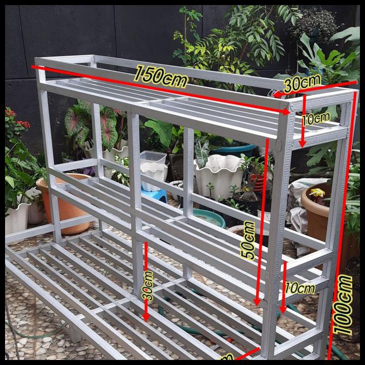 Jual Rak Pot Tanaman/Bunga Baja Ringan Terbaru 2 Tangga 3 Susun Berkualitas Indonesia|Shopee Indonesia 720_X_720_jpg