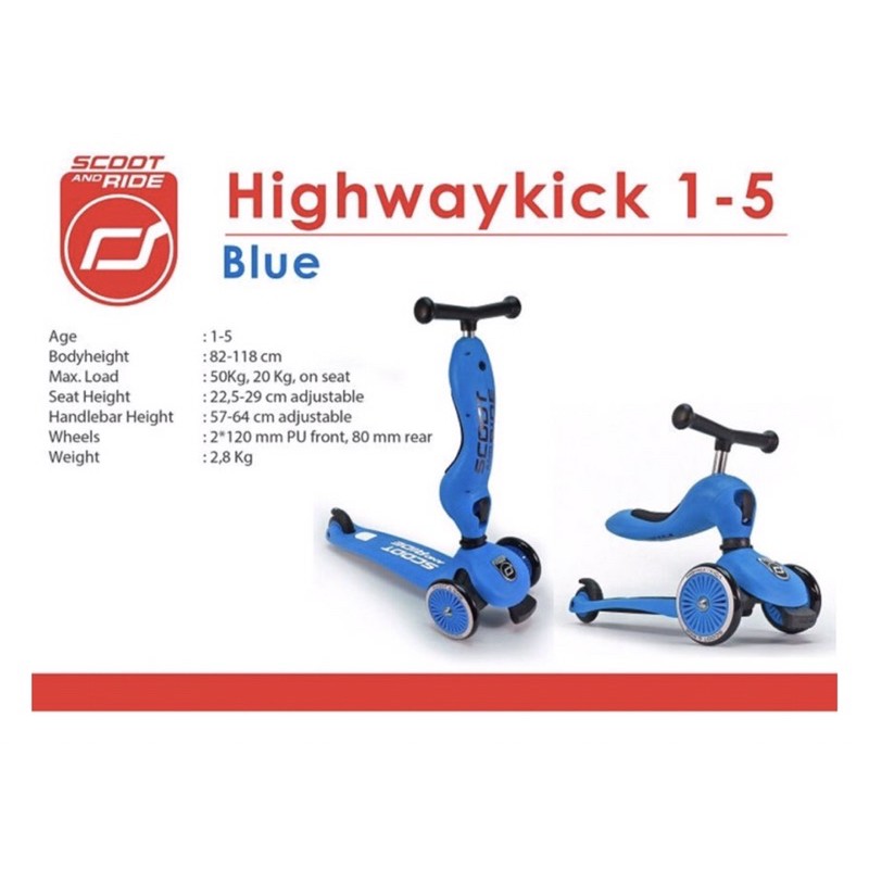 Jual Scoot And Ride Highwaykick 1 / Skuter Anak / Scoot&Ride | Shopee Indonesia