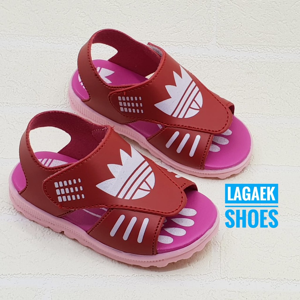 Sepatu Sendal Anak Cowok Karet MERAH Size 22 25 Sandal Anak