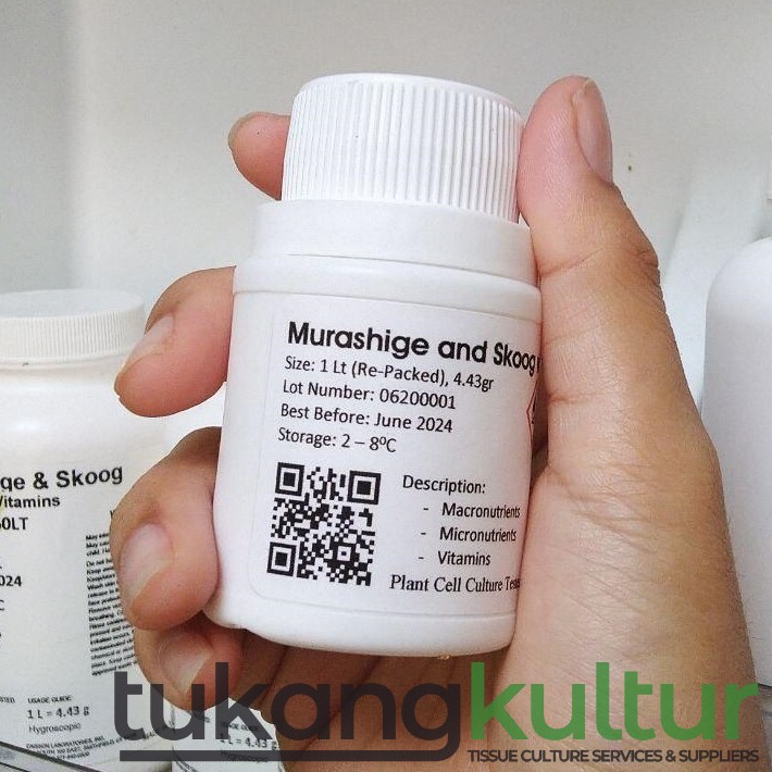 1 Liter - Media Kultur Jaringan Tanaman - Murashige and Skoog with Vitamins  | Shopee Indonesia