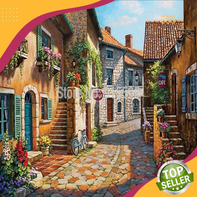 Jual Terlaris Kustom 3D Foto Wallpaper Kota Eropa Pemandangan Lukisan Dinding Wallpaper Dekorasi Ruang Indonesia|Shopee Indonesia 800_X_800_jpg