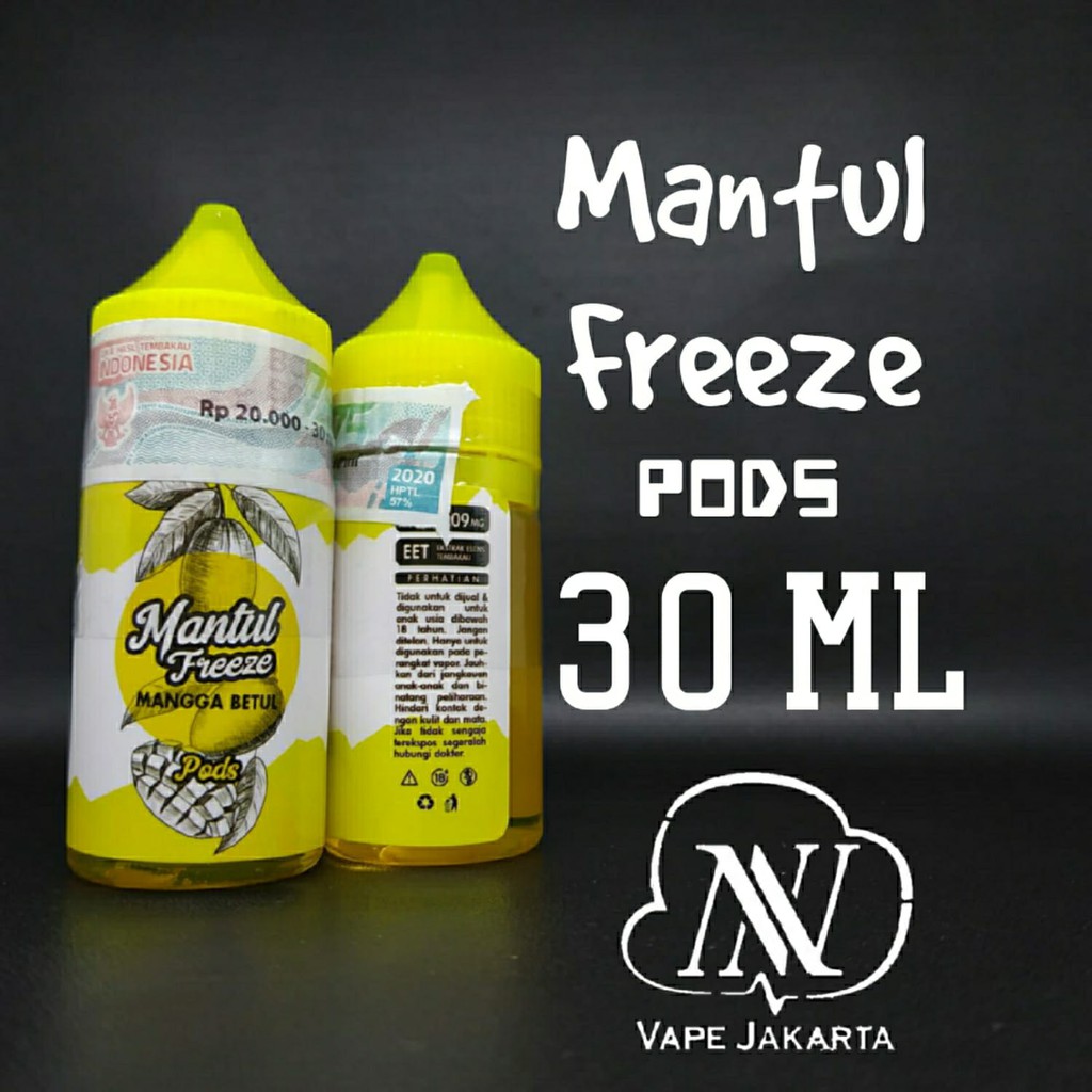 Liquid Mantul Mango Freeze Salt Nic 30ml 9mg Shopee