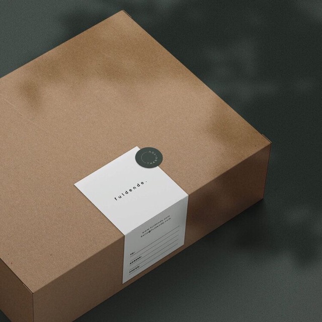 Jual Sticker box // packaging sticker uk 9x5 min order 100pcs Indonesia