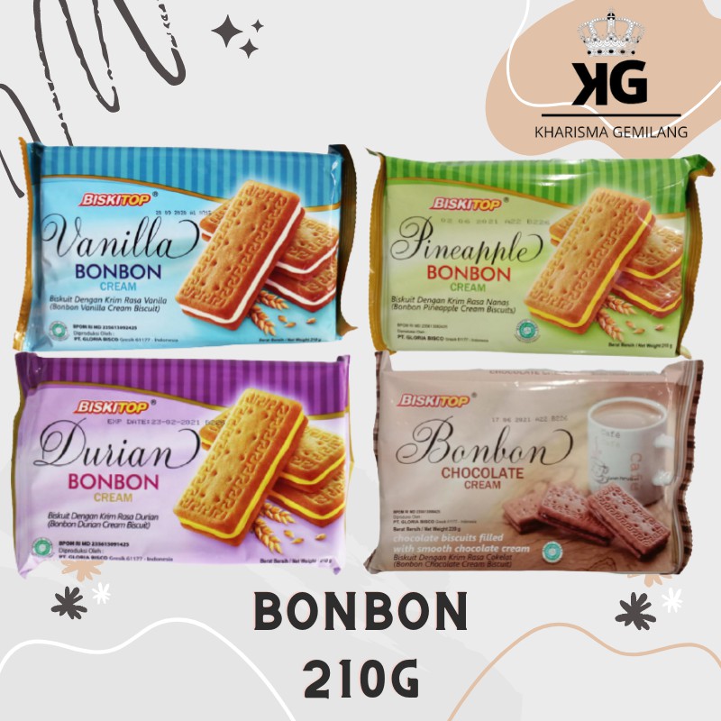 Jual BISKITOP BONBON 210gr Biskuit Kue Kering Anak Dewasa Enak Renyah