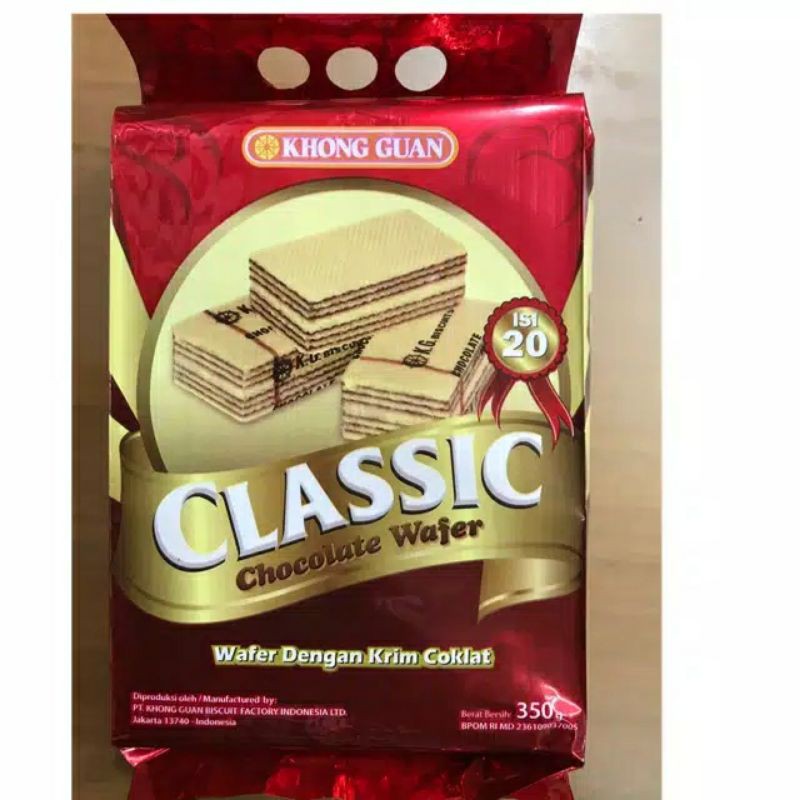 Jual Wafer Jadul , Wafer Khong Guan , Classic Chocolate Wafer , Wafer Coklat Jadul , Wafer Incaran | Shopee Indonesia