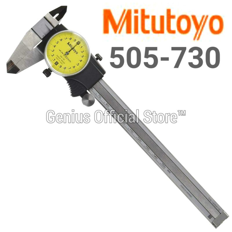 MITUTOYO D15TX 505730 DIAL CALIPER 6 INCH SIGMAT JARUM ANALOG MADE IN
