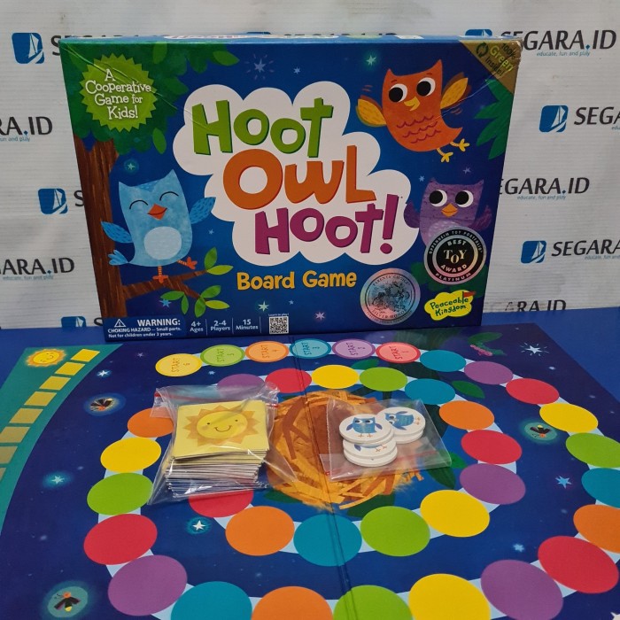 Jual Board Game Hoot Owl Hoot! by Peaceable Kingdom Shopee Indonesia