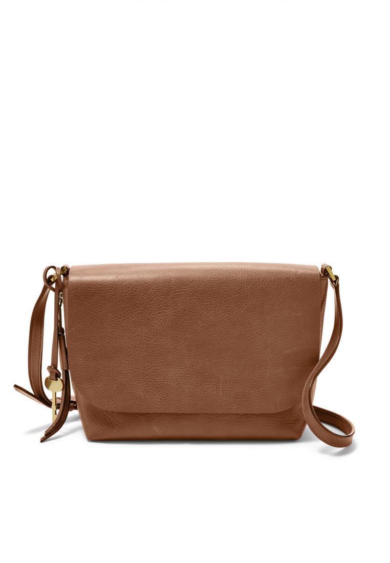 Fossil Maya Leather Crossbody Brown Tas Wanita ZB7615200 Shopee Indonesia