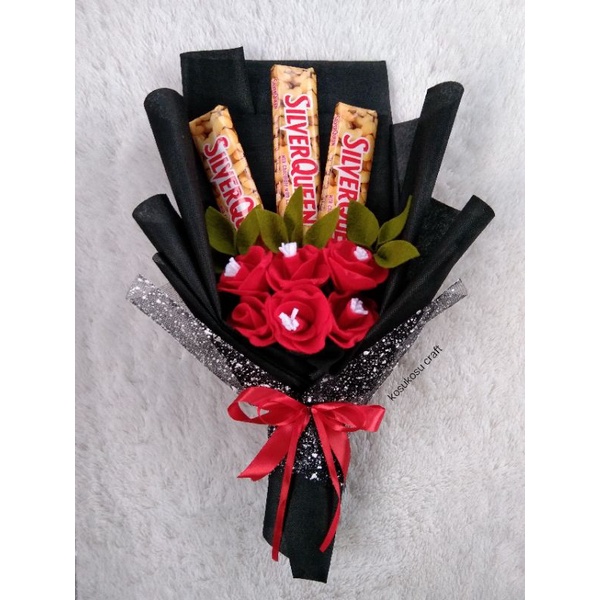Jual Buket Bunga Silverqueen Buket Silverqueen Buket Coklat | Shopee Indonesia