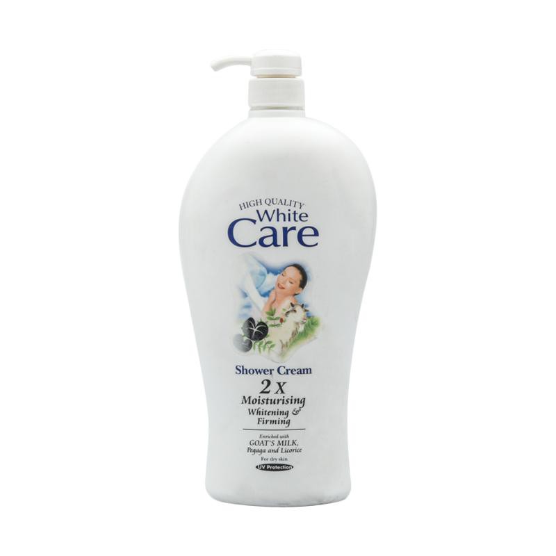 Jual White Care Shower Cream Goats Milk 1200ml Shopee Indonesia