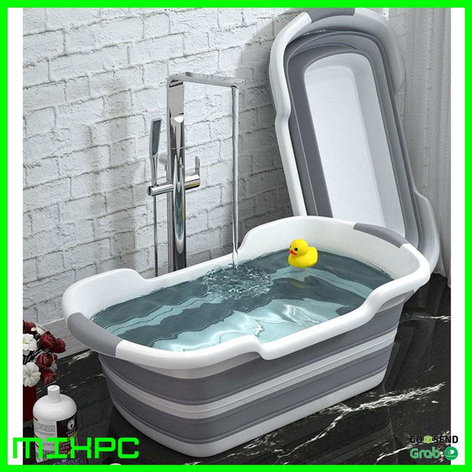 Bak Mandi Bayi Lipat Foldable Baby Bathtub 60 x 40CM Shopee Indonesia