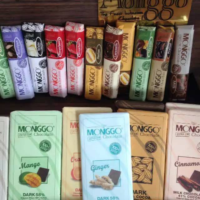 Jual Coklat Monggo Cokelat Khas Jogja 40Gr Dan 80Gr | Shopee Indonesia