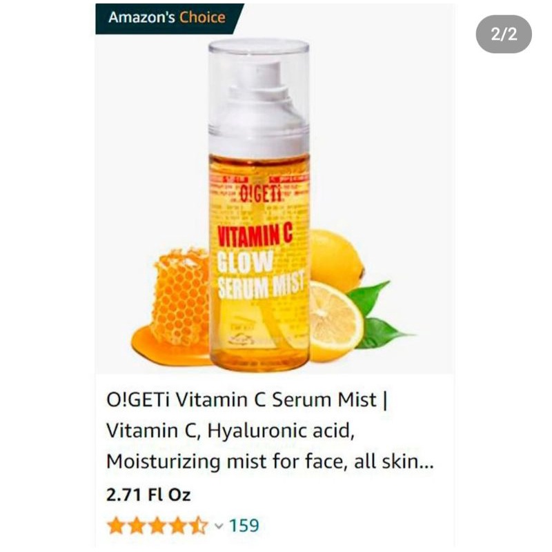 Jual Ogeti Vitamin C Glow Serum Mist Shopee Indonesia