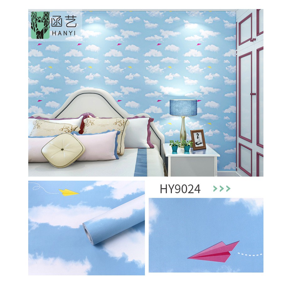 Jual Wallpaper Dinding Sticker Awan Layang Shopee Indonesia