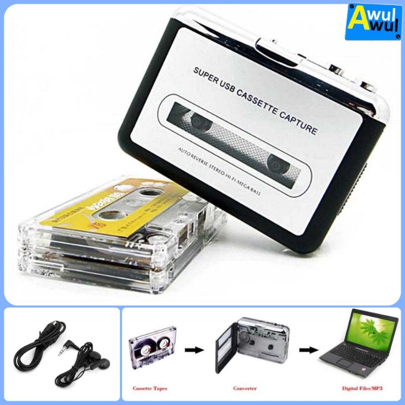 Jual Walkman Converter Kaset Tape ke MP3 USB Cassette Capture Merubah