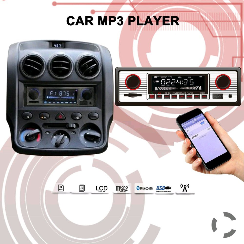 Jual Promo SINGLE DIN BLUETOOTH USB RADIO AUX IN MP3 PLAYER TOMIKO Murah Berkualitas Shopee