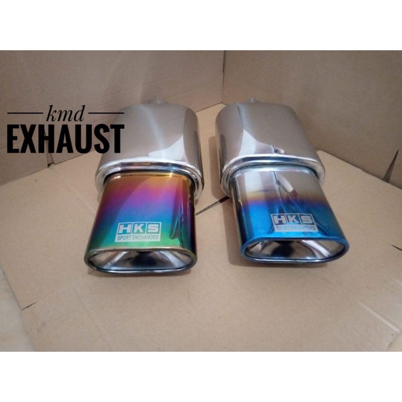 MUFFLER CAR EXHAUST HKS RACING EXHAUST Shopee Indonesia
