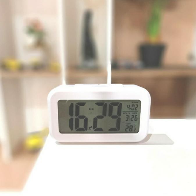 jam digital meja kamar ruang tamu weker alarm tidur murah dekorasi Shopee Indonesia
