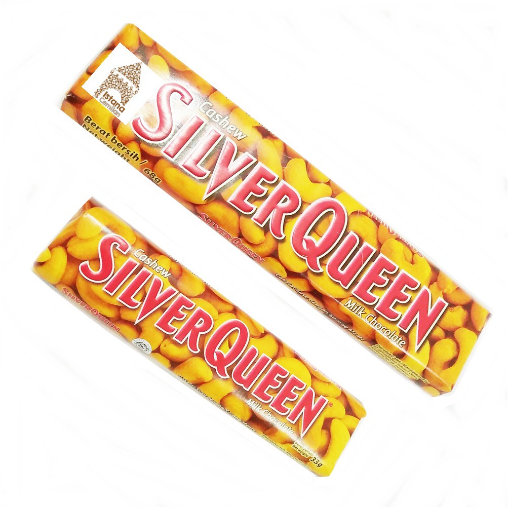 Jual Silver Queen Milk Chocolate Very Berry / Cashew 33 Gram / 65 Gram . Silverqueen Cokelat | Shopee Indonesia