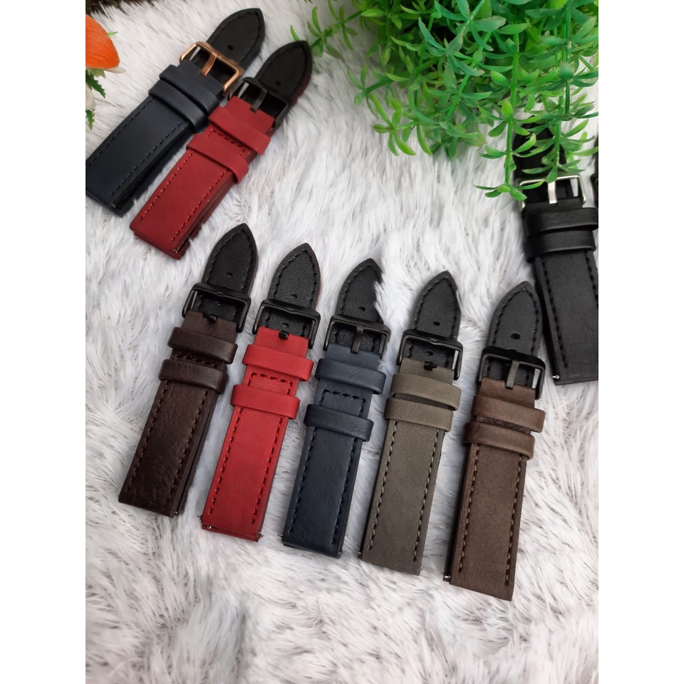 Jual Strap Leather T5 Original Tali Kulit Jam tangan T5 Original 22mm