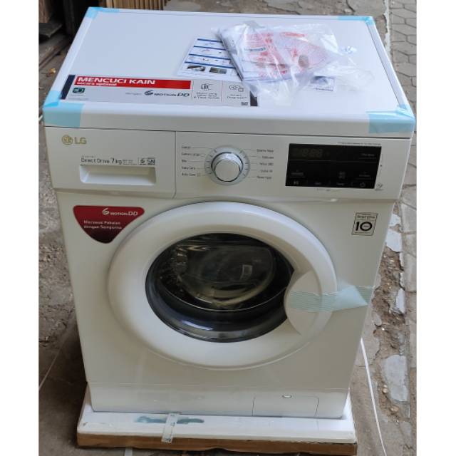 Jual Mesin Cuci Lg 7Kg Front Loading Inverter Direct Drive 7 Kg 6 Motion Washer Laundry Pakaian Baju | Shopee Indonesia