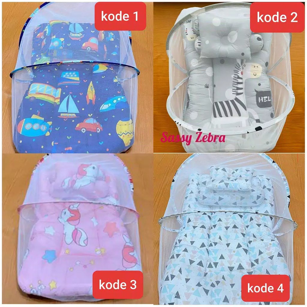 Kasur Kelambu Bayi Tempat Tidur Bayi Lipat Babyland