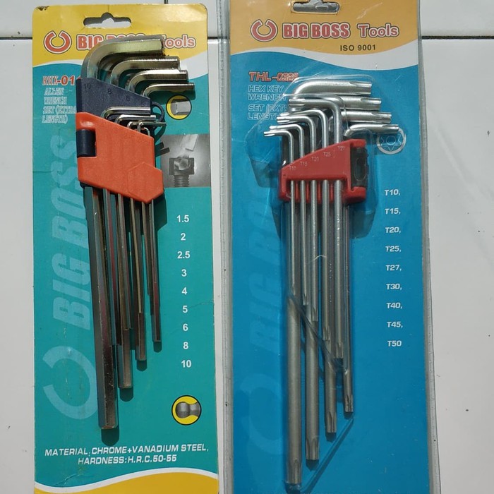 Kunci L Paket Kunci L bintang 9 Pc Set Dan Kunci L Set