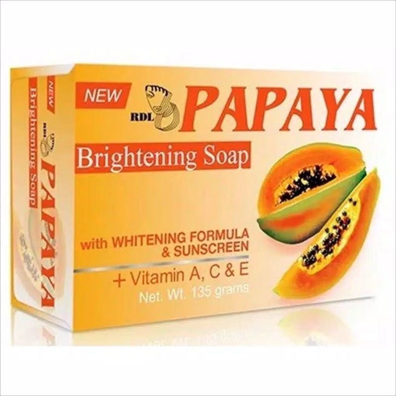 Jual NEW RDL PAPAYA Brightening Soap 135g Sabun Pepaya original