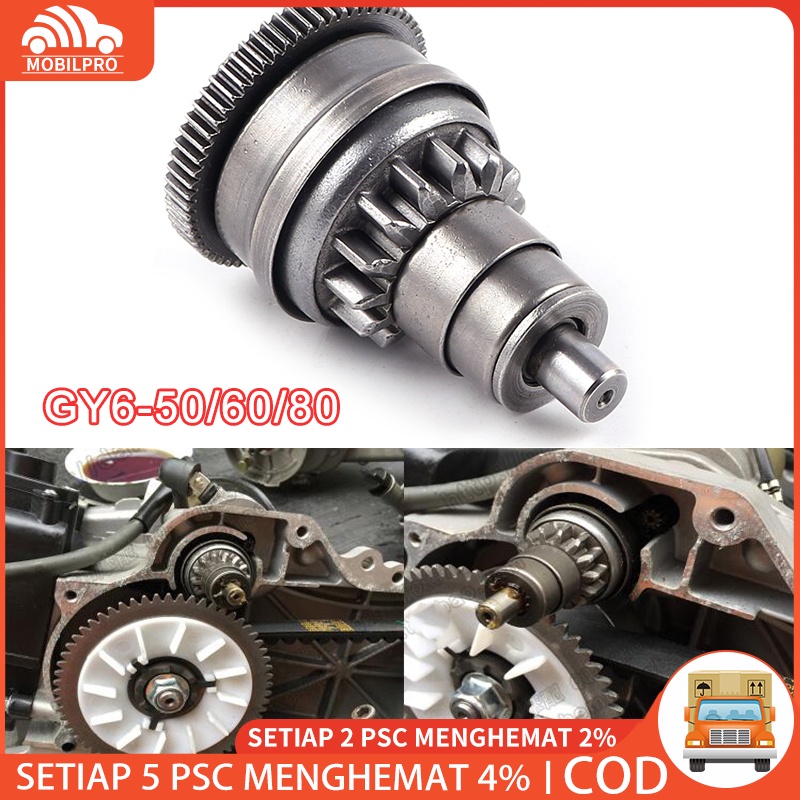 Jual granat gigi pinion starter gear assy honda vario 110 karbu beat fi