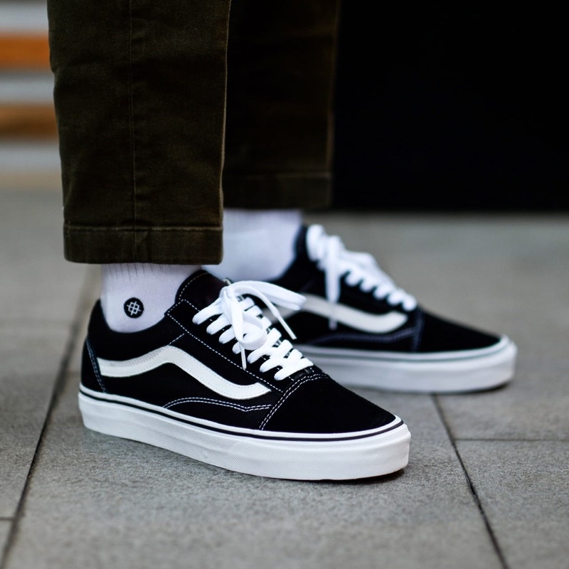 Jual Vans Old Skool Black White Original | Shopee Indonesia