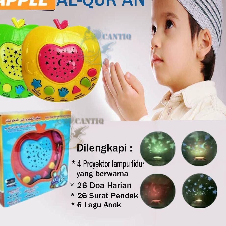 Jual Apple Quran Mainan Islami Anak Dilengkapi Bacaan Doa Hafalan Edukasi Anak Al Quran Proyektor V36P Indonesia|Shopee Indonesia