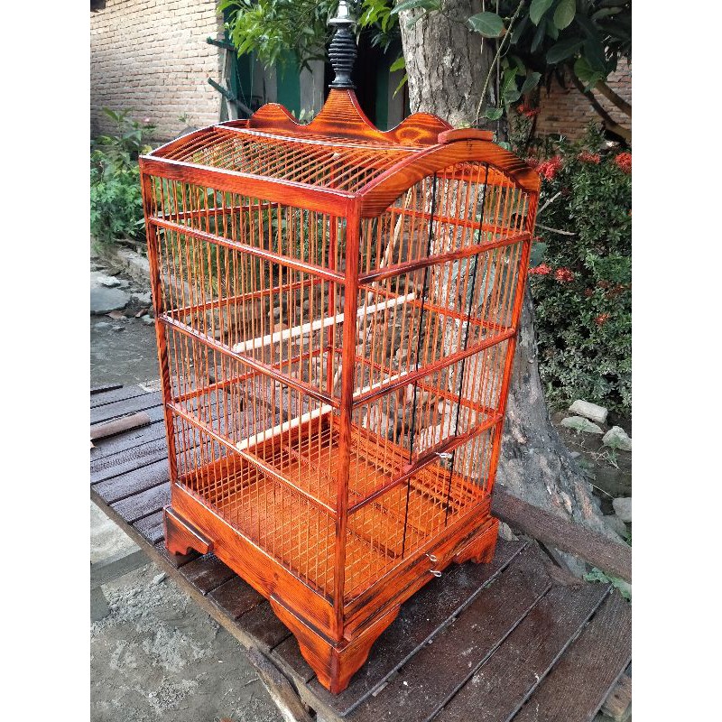 Sangkar burung bakaran unik kandang burung kacer murai kakak tua dan lain  nya | Shopee Indonesia