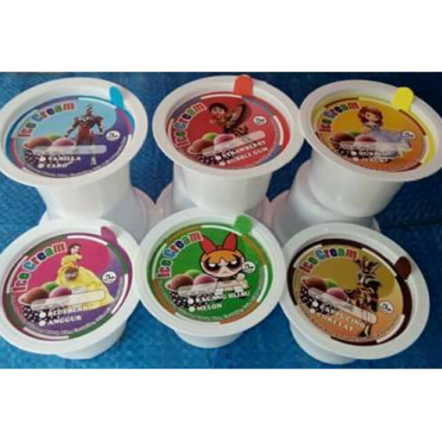 CUP ES CREAM warna putih susu 50 ml Shopee Indonesia