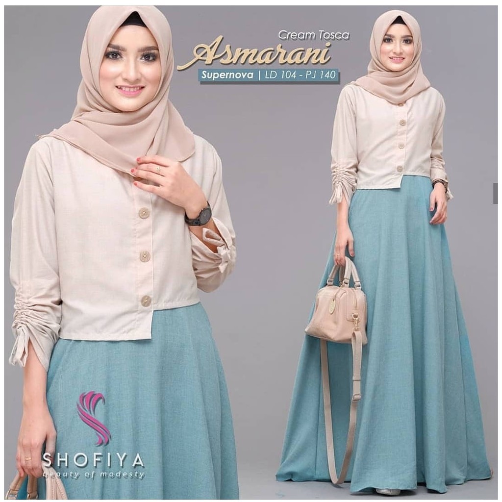 Baju Gamis Terbaru 2019 Di Shopee Voal Motif