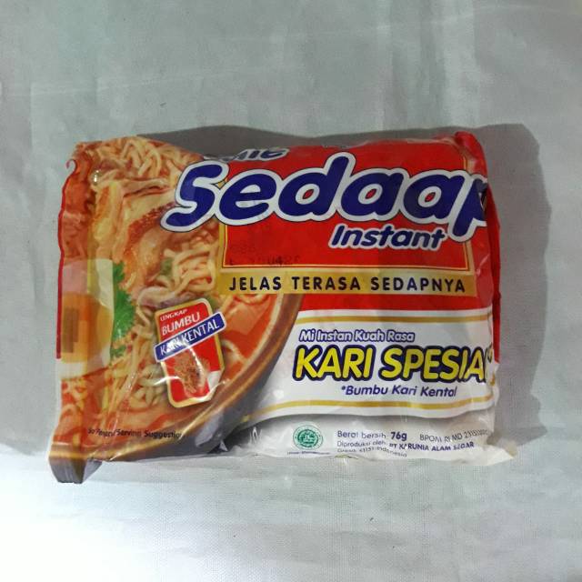 Mie Sedap Instant Rasa Kari Spesial (5pcs) Shopee Indonesia