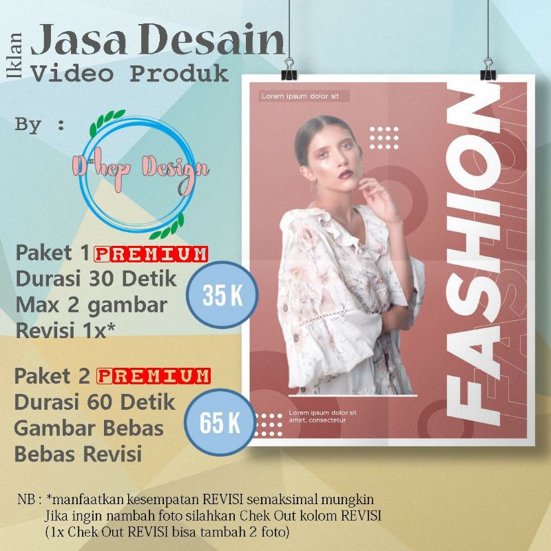 Jasa Desain Iklan Video Produk Shopee Indonesia