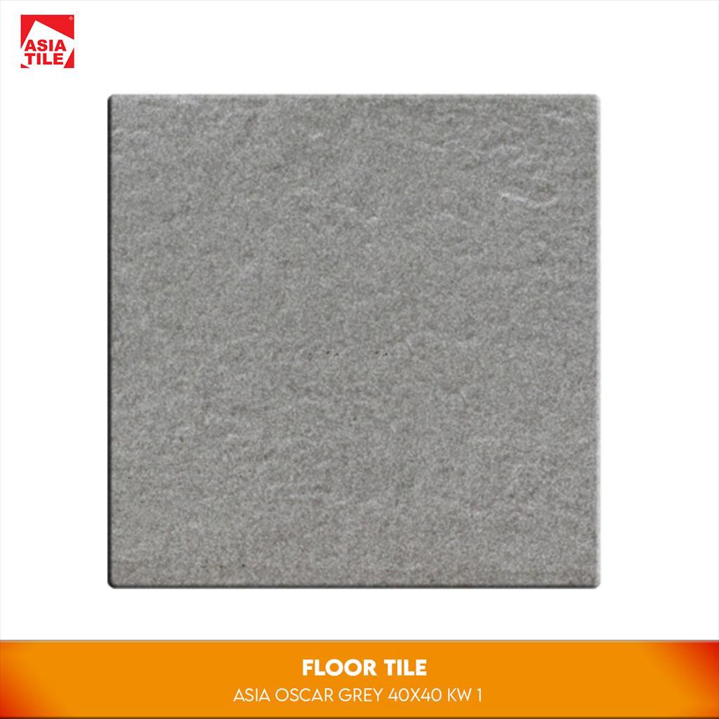 Asia Tile Oscar Grey 40X40 KW1 Keramik Lantai Shopee Indonesia