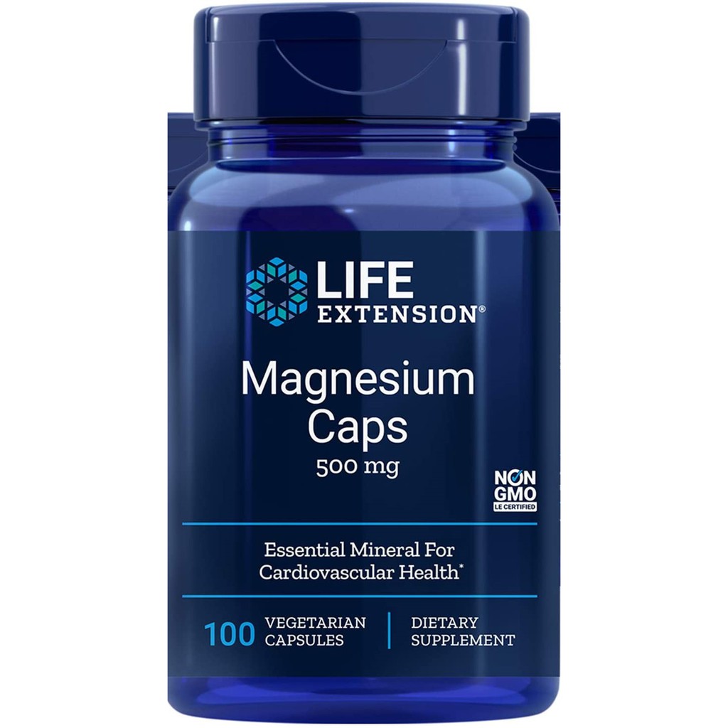 Jual Life Extension Magnesium Caps 500 Mg 100 Vegetarian Capsules | Shopee Indonesia