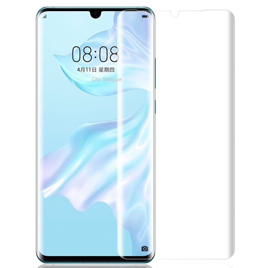 Jual Huawei P30 Pro Screenguard Full Cover Screen Protector Not Tempered Glass - Clear Indonesia|Shopee Indonesia