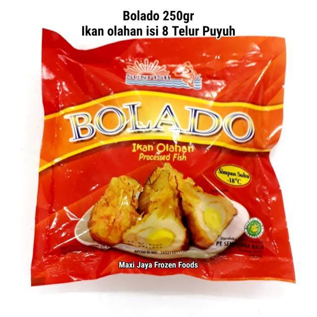 Bolado Ikan Olahan Isi Telur Puyur 8 Pcs Halal Murah Shopee Indonesia