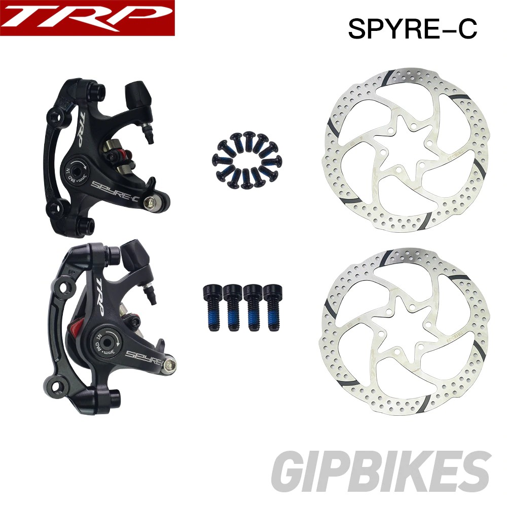 Jual Import Trp Spyre-C Alloy Mechanical Disc Brake Caliper Spyre-C Calipers Front / Rear / Pair W/ Or | Shopee Indonesia