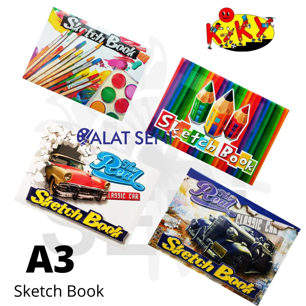Buku Gambar Sketchbook A3 Dunia Sosial