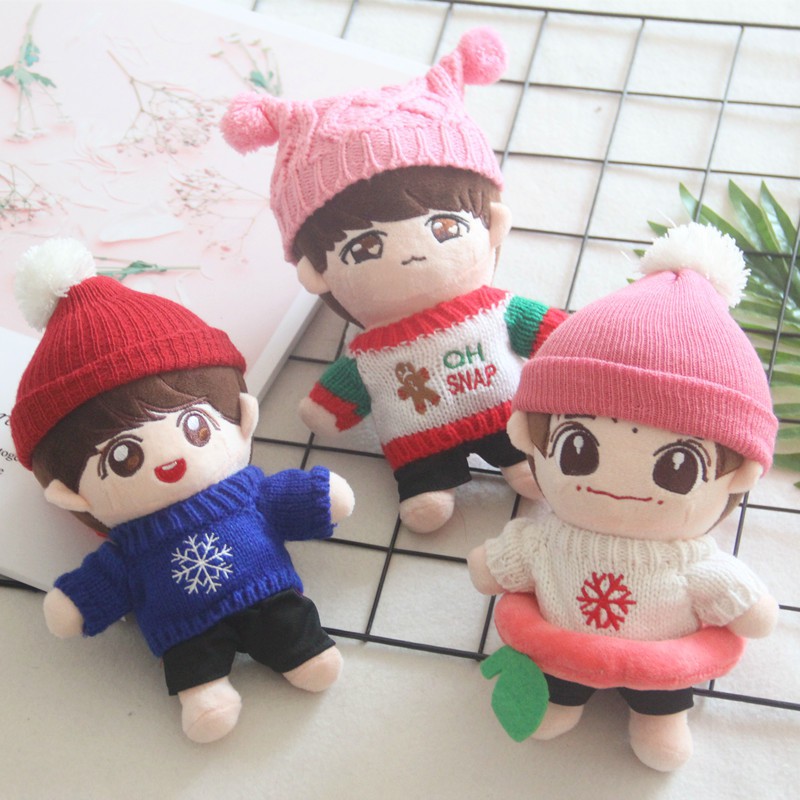 Boneka Stuffed KPOP BTS JUNGKOOK JIMIN Suga Bahan Plush Lembut untuk
