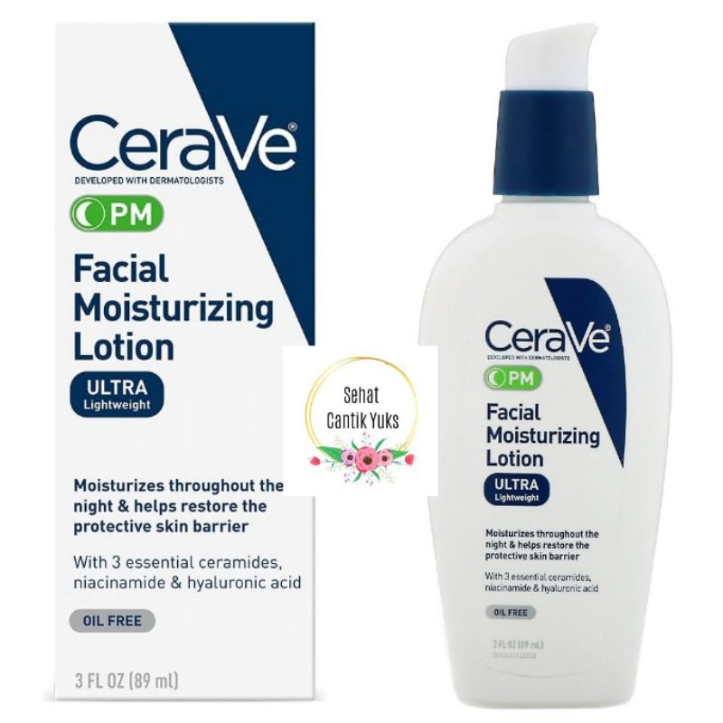 Jual Cerave Pm Facial Moisturizing Lotion 89 Ml Indonesia|Shopee Indonesia
