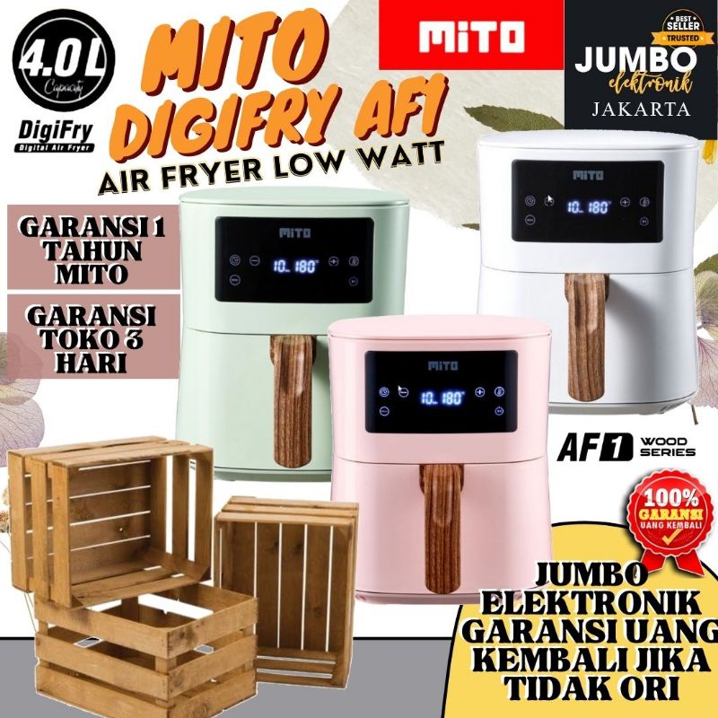 Jual [ PACKING KAYU + ASURANSI ] Mito Air Fryer Low Watt Murah Handle
