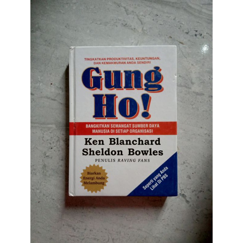 Jual Hard Cover Gung Ho! Bangkitkan Semangat Sumber Daya Manusia di