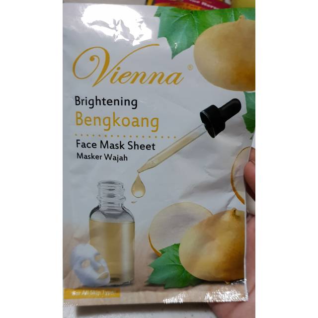 Jual Vienna Brightening bengkoang face mask sheet Shopee Indonesia