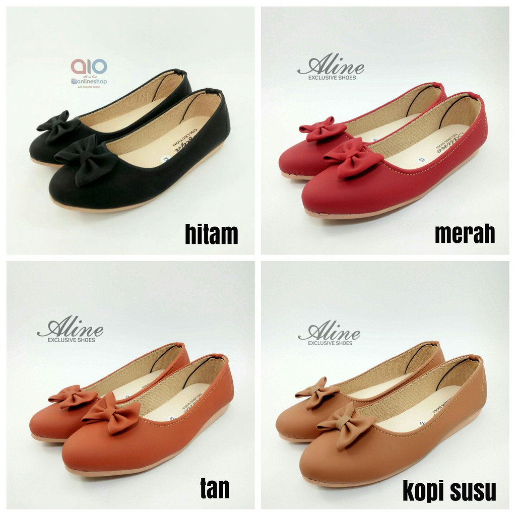 Flatshoes Sepatu Pita 31 35 Flat Anak Cewek Flats Shoes Perempuan