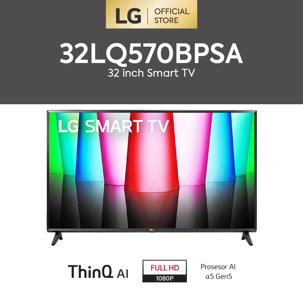 Jual LG LQ57 32 Inch Smart TV 32LQ570BPSA (2022 Model) Shopee Indonesia